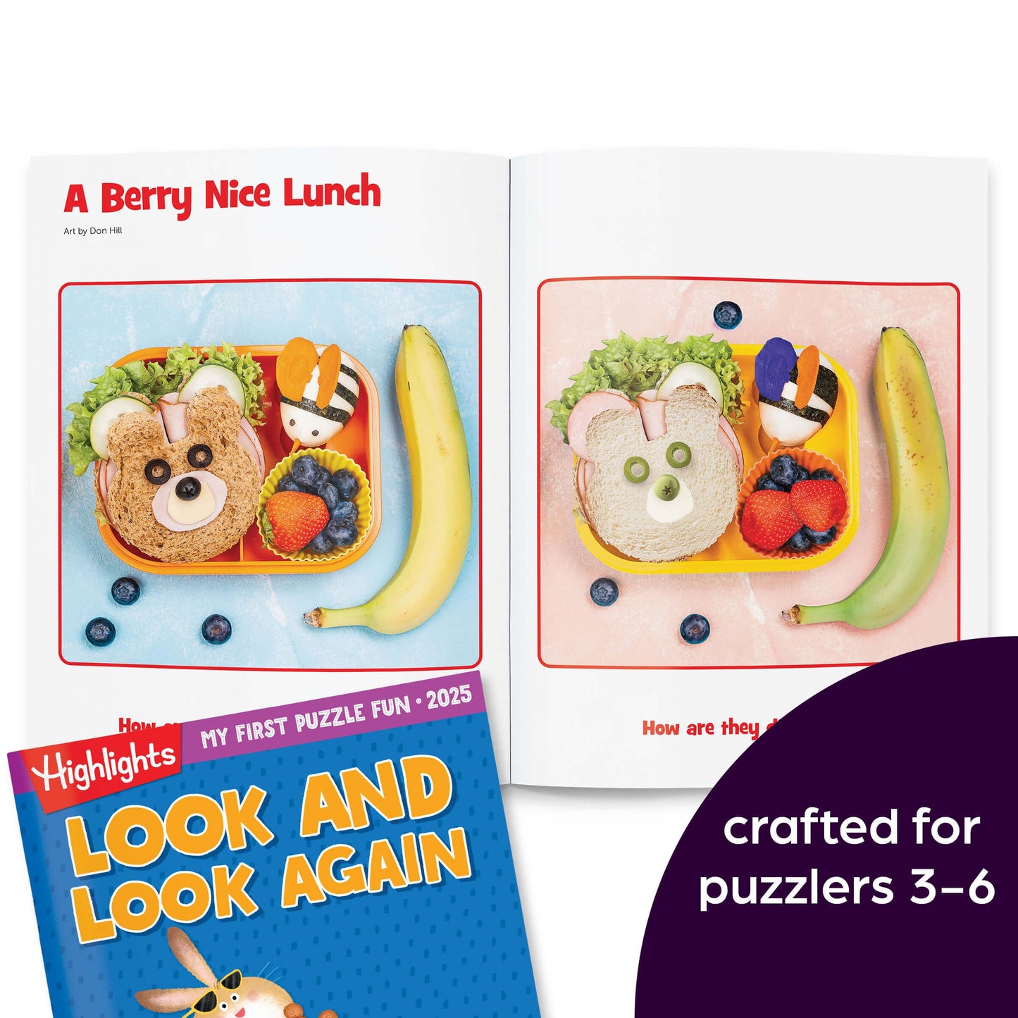 Highlights My First Puzzle Fun 2025: 4-Book Puzzle Set for Kids Ages 3-6 – Travel-Friendly, Screen-Free Activities