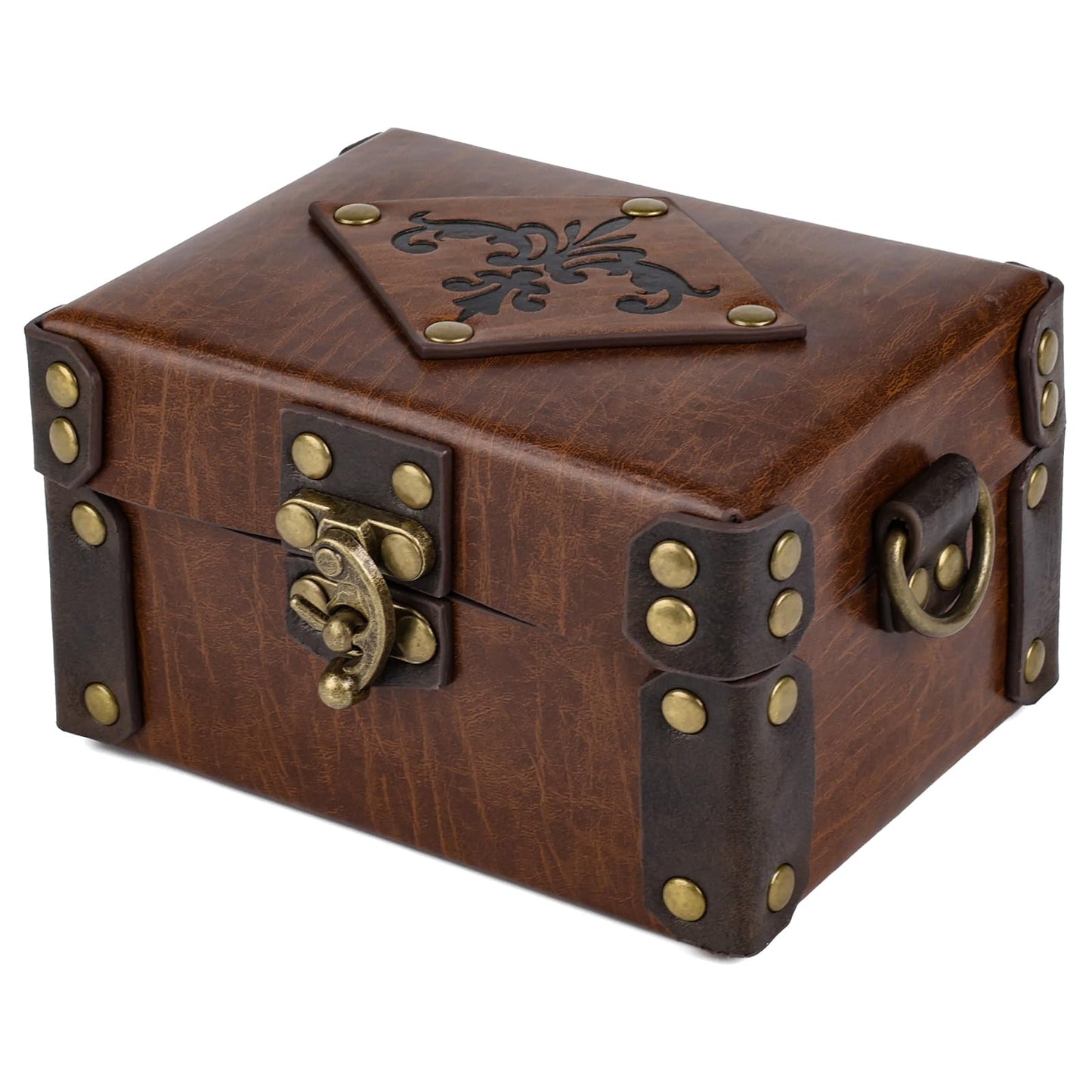 HiiFeuer Medieval Faux Leather Alchemy Box – 12 Cork Vials