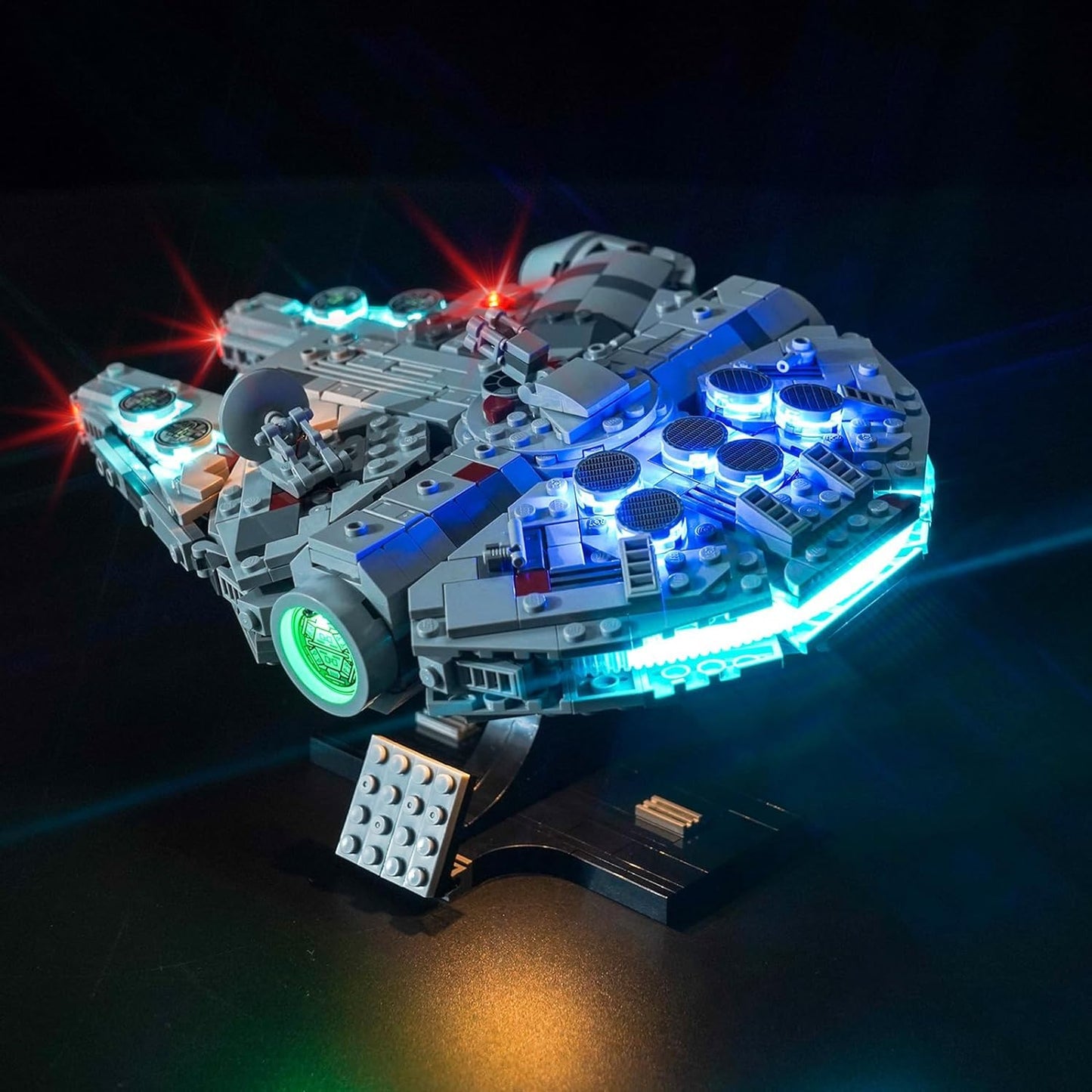 Hilighting Upgraded LED Light Kit for LEGO 75375 Millennium Falcon – Easy Install, USB or Battery Power