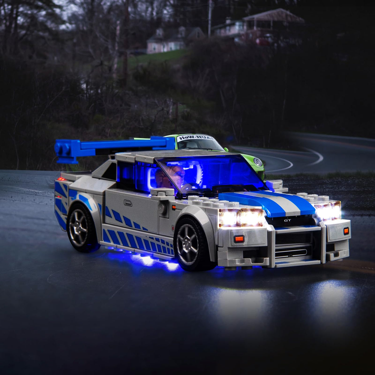 Hilighting Upgraded LED Light Kit for LEGO Speed Champions Nissan Skyline GT-R (R34) 76917