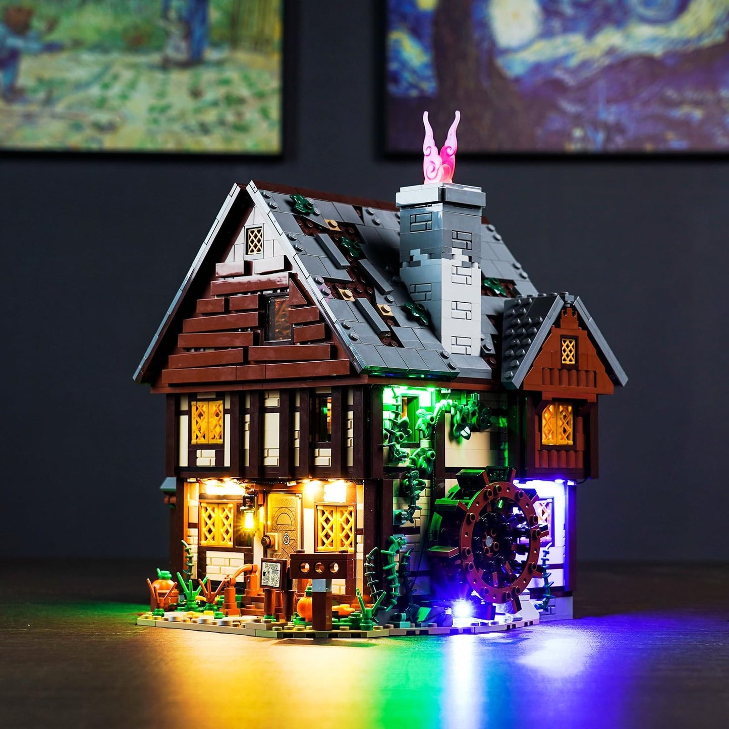 Hilighting Upgraded Light Kit for Lego 21341 Hocus Pocus Cottage – USB Powered LED
