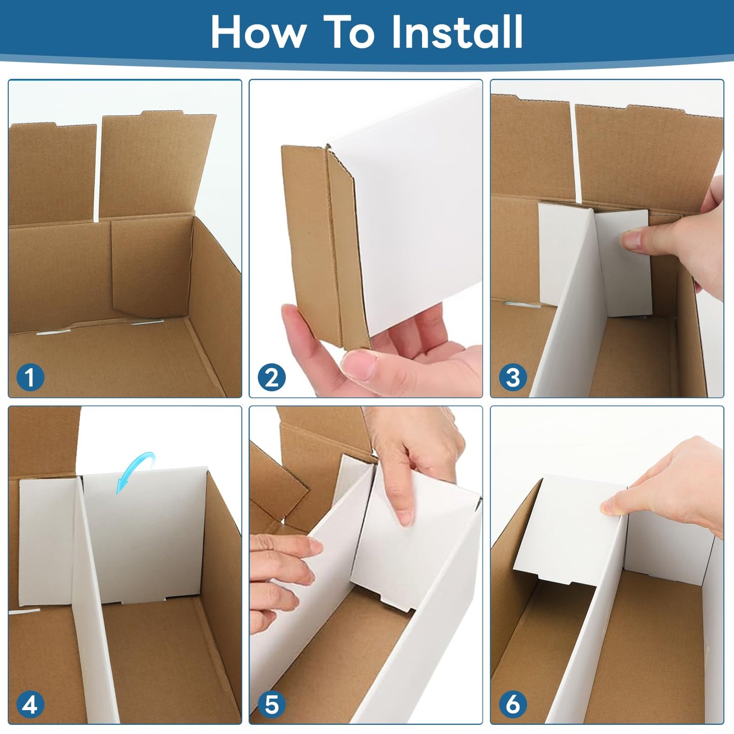 HIMOMO 6-Set Trading Card Storage Box – 1600 Card Capacity