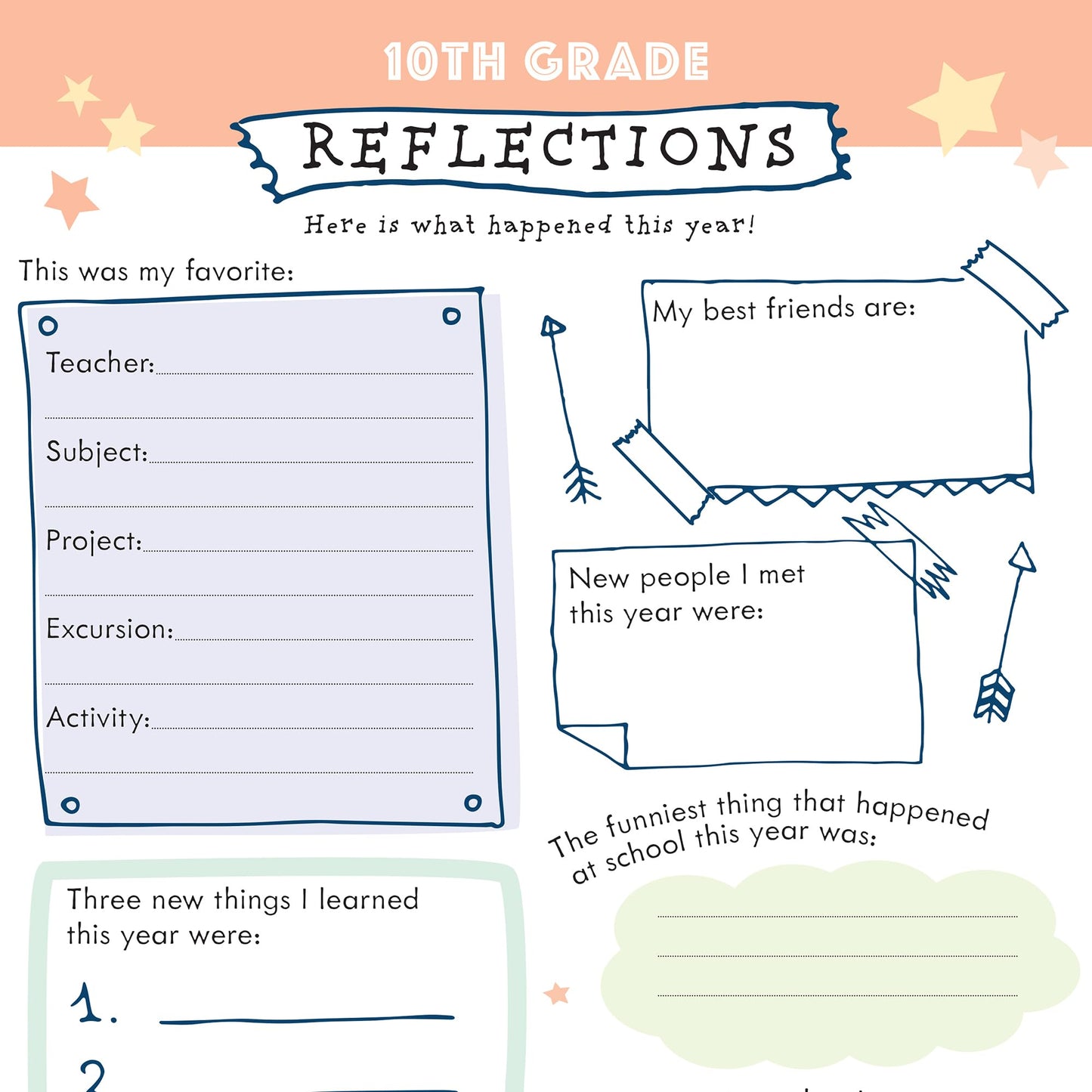 Hinkler My School Years Journal – Preserve Memories from Kindergarten to 12th Grade