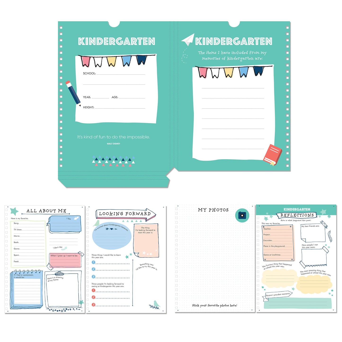 Hinkler My School Years Journal – Preserve Memories from Kindergarten to 12th Grade