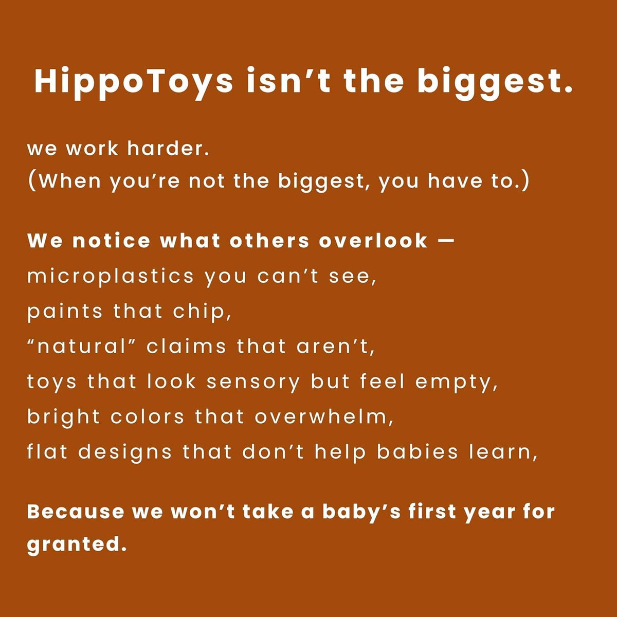 HIPPO TOYS Baby Rattle Teether – 100% Beechwood, No BPA, Montessori Wooden Toy Gift
