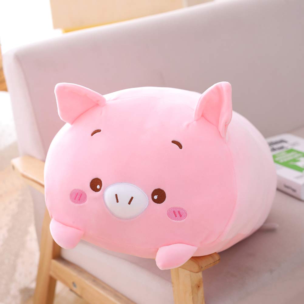hitoshe Pig Plush Stuffed Animal | Cozy 8in Pink Plush Toy