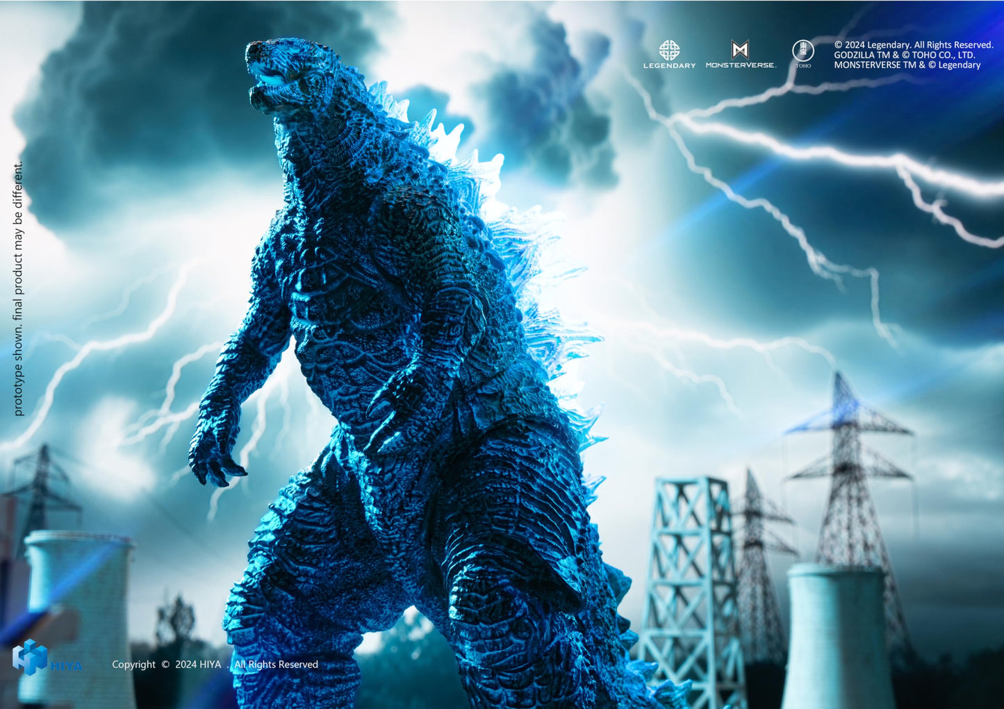 Hiya Toys Godzilla x Kong: The New Empire Energized Godzilla Exquisite Basic Series Action Figure | Previews Exclusive