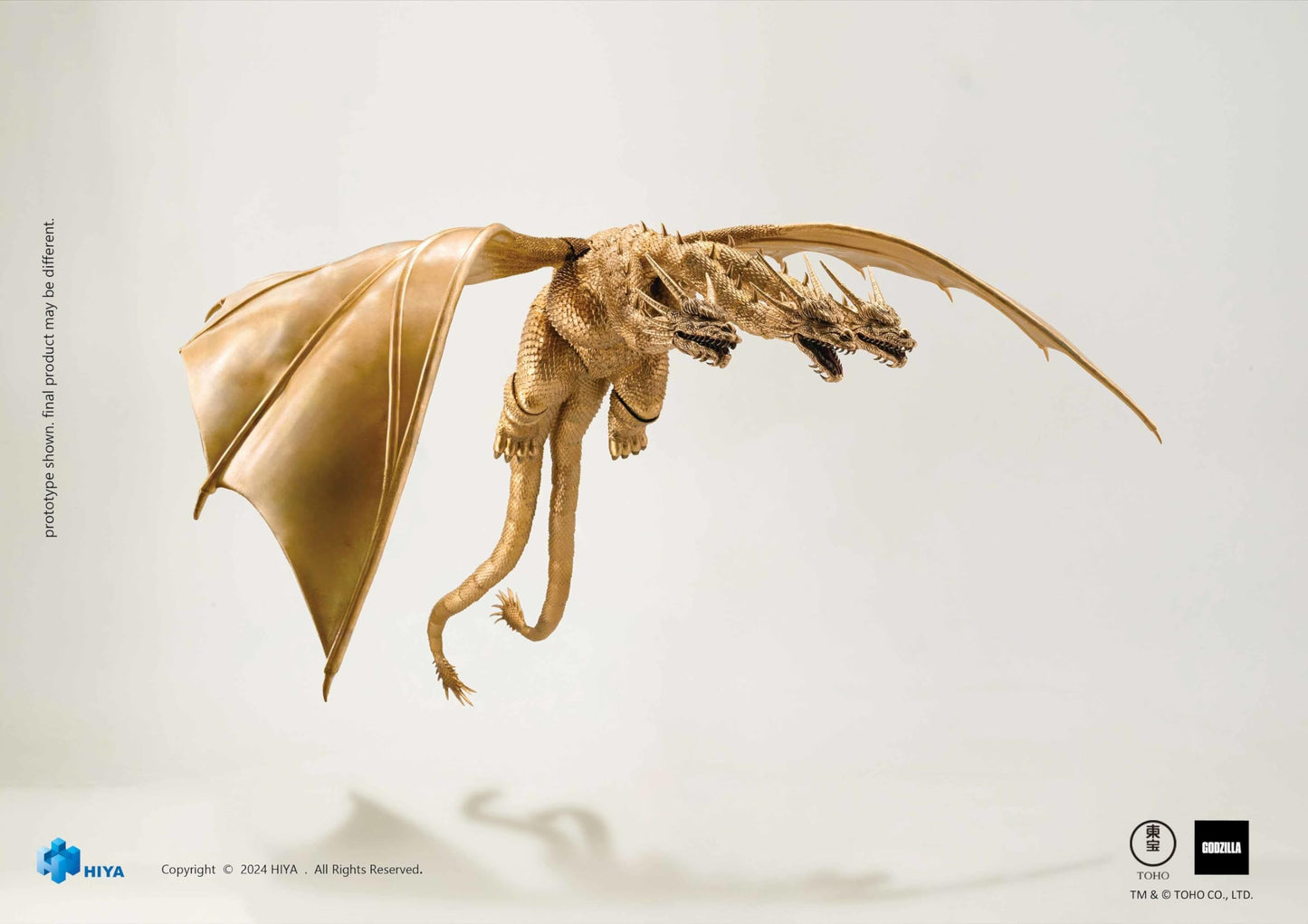 Hiya Toys Godzilla vs. King Ghidorah: King Ghidorah Exquisite Basic PREVIEWS Exclusive Figure