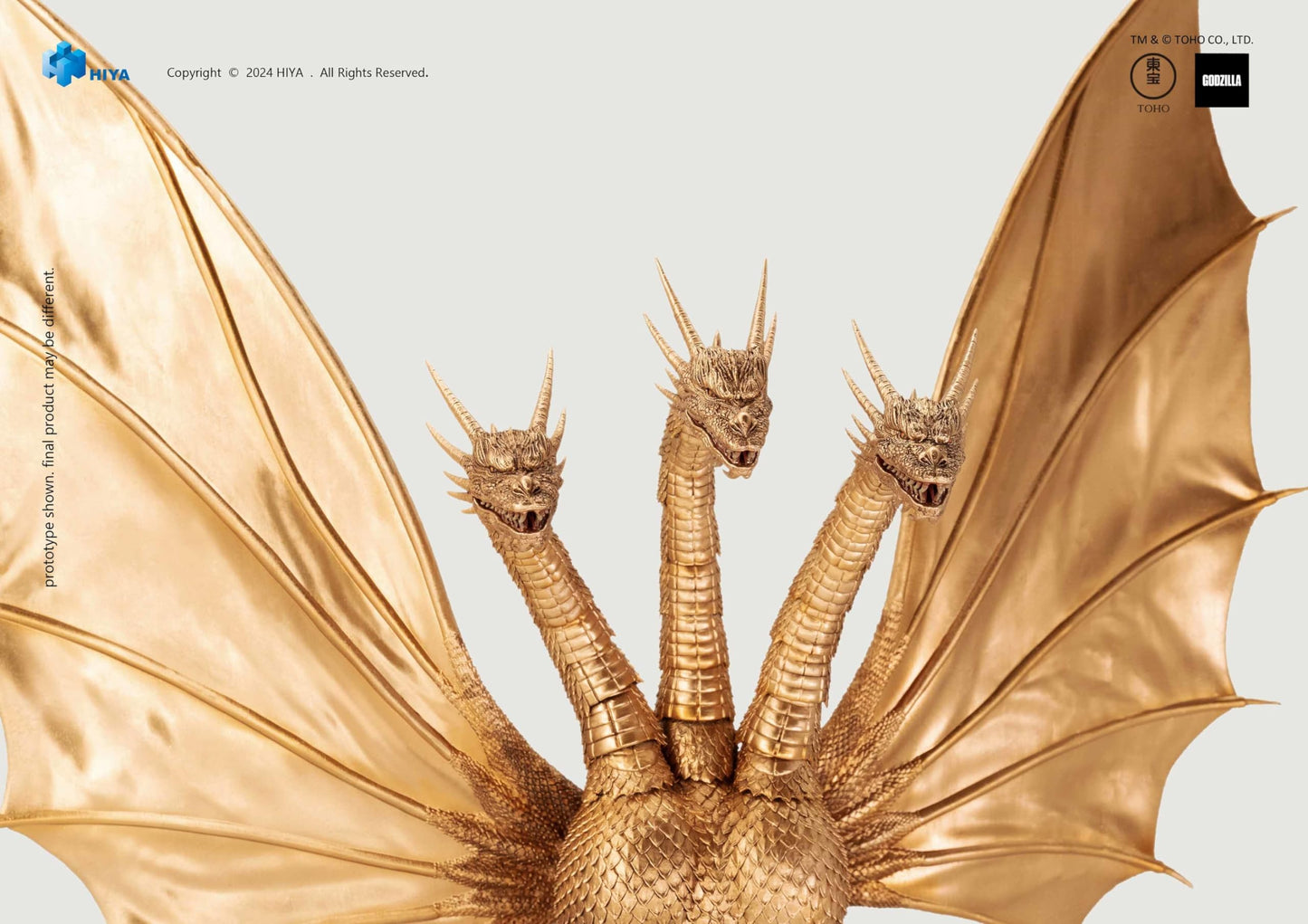 Hiya Toys Godzilla vs. King Ghidorah: King Ghidorah Exquisite Basic PREVIEWS Exclusive Figure