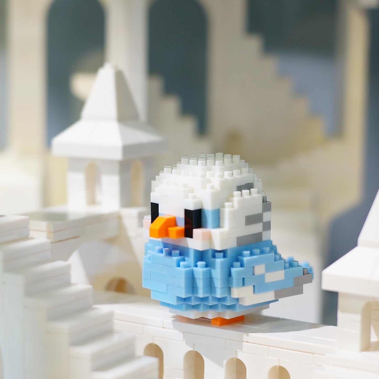 HJPLPXH Parrots Micro Mini Building Block Sets — 6-Box Bird-Themed Mini Bricks for Kids