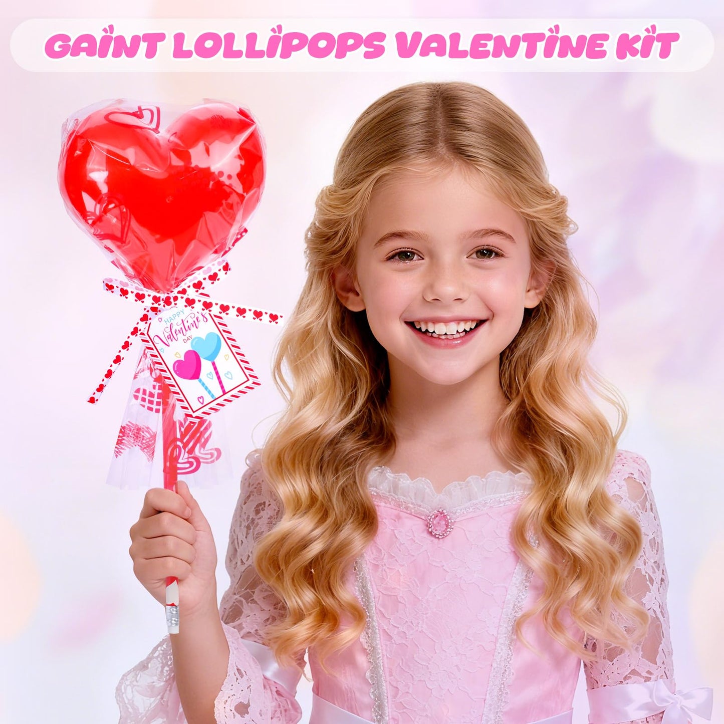 HKKDKTA Valentines Day Gifts for Kids Classroom – 24-Pack Heart-Shaped Stationery Set