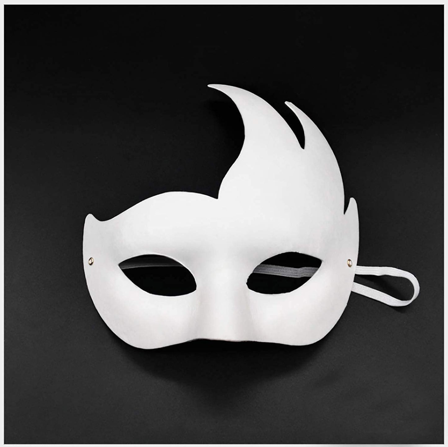 HLXFF3 Timtop 14-Piece DIY White Paper Masks — Paintable Half Face Masks