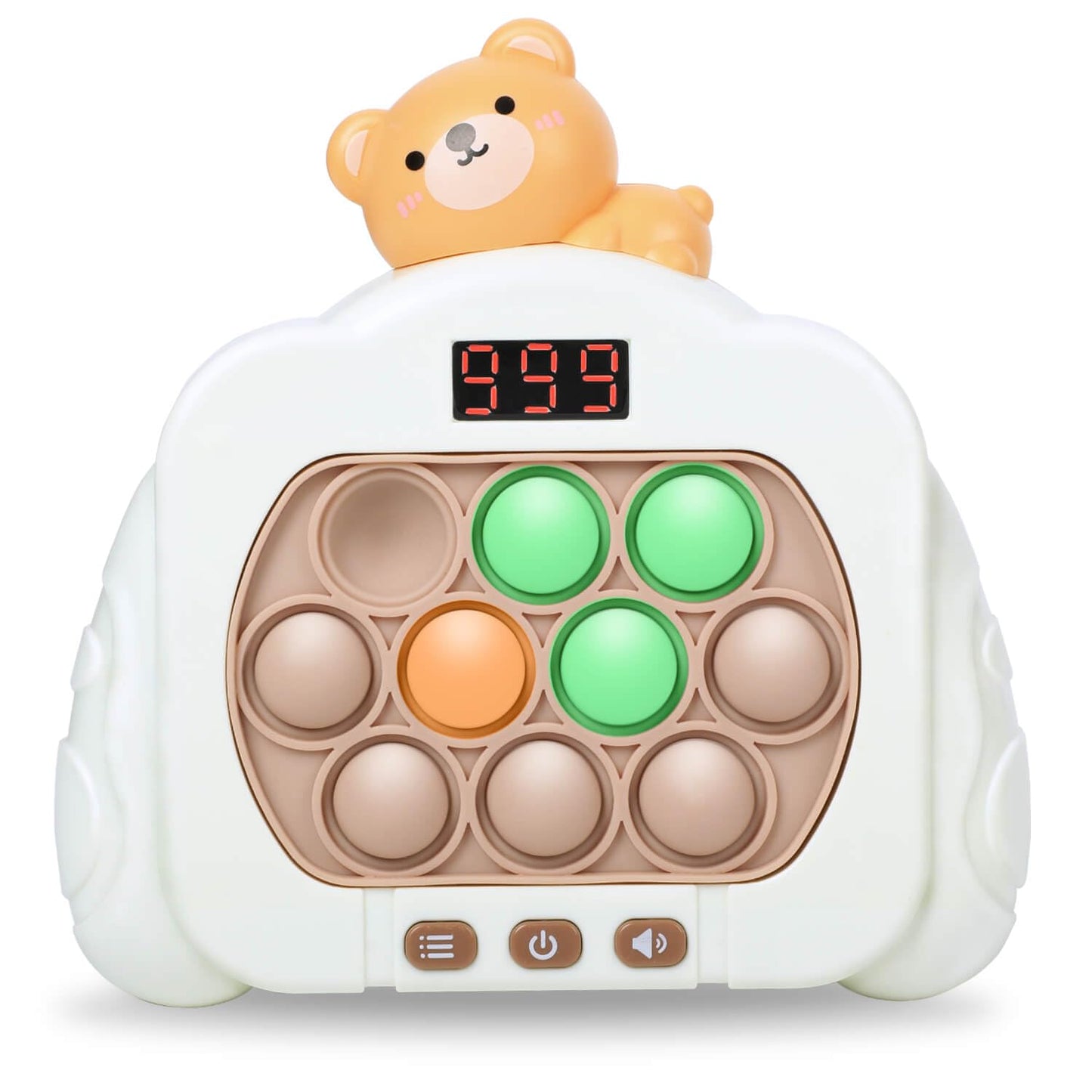 HLXY Quick Push Pop Game – 12 LED Modes Fidget Toy for All Ages