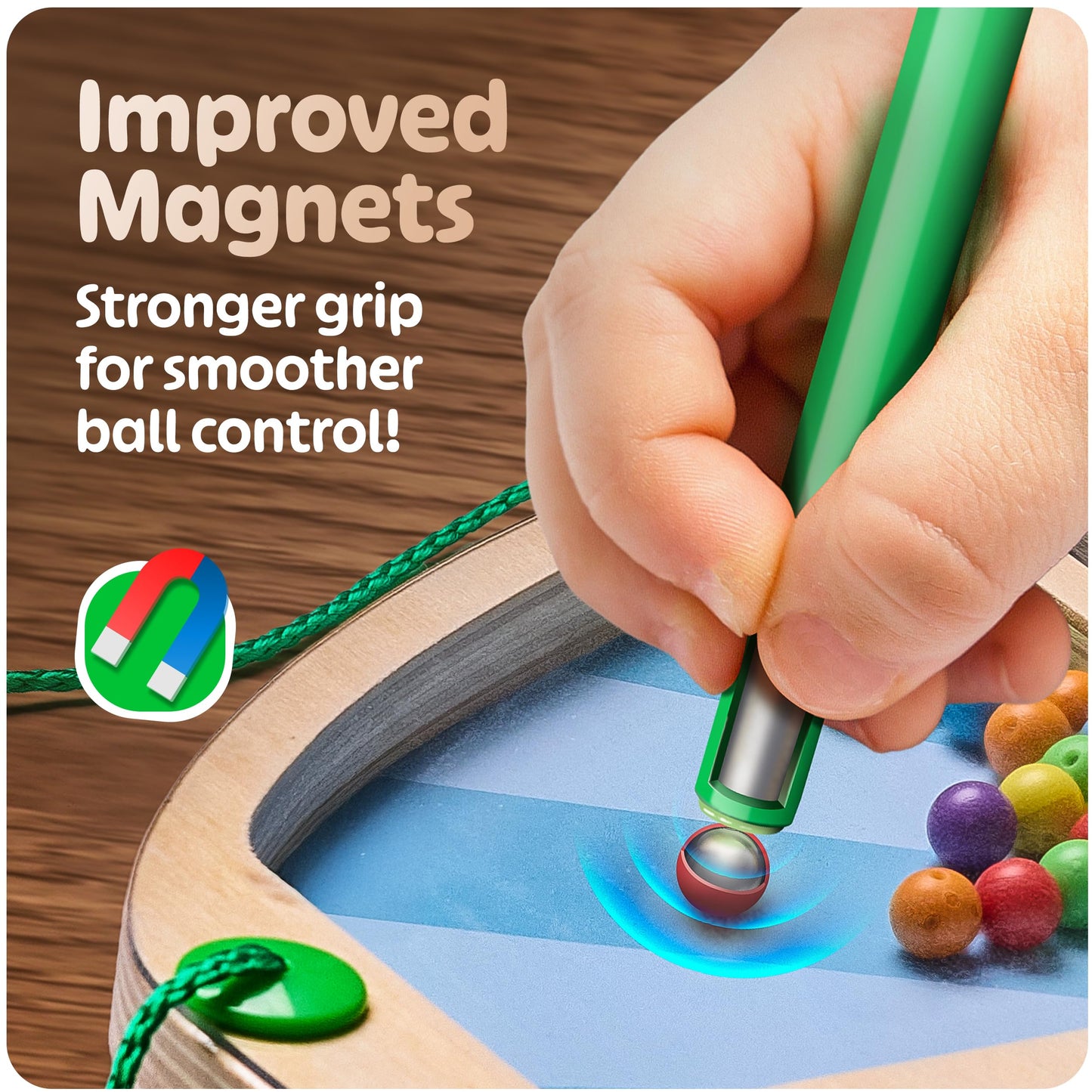 HMmagnets Super Fun Ice Cream Truck Puzzle — Montessori Color & Number Maze for Toddlers
