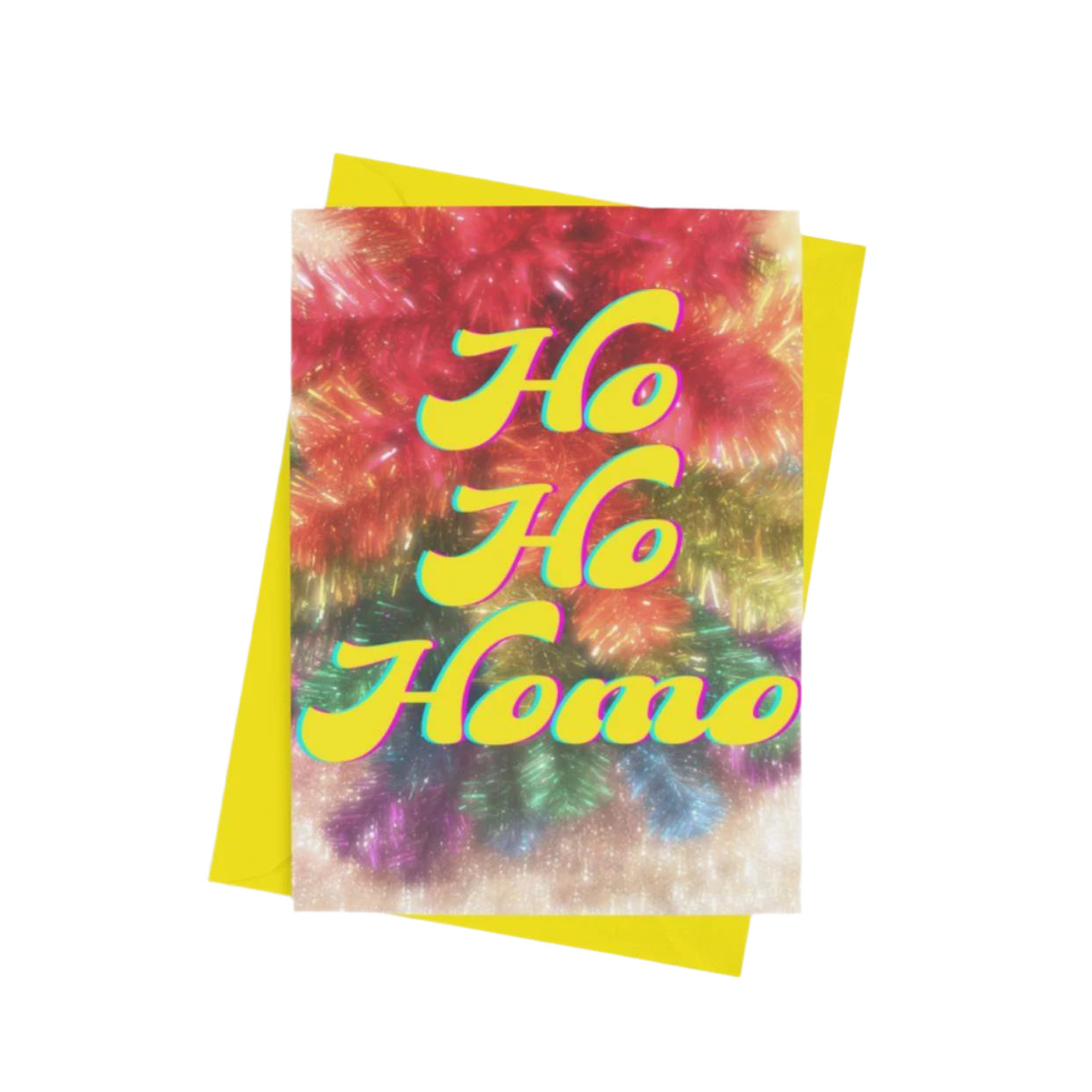 Ho Ho Homo Christmas Card