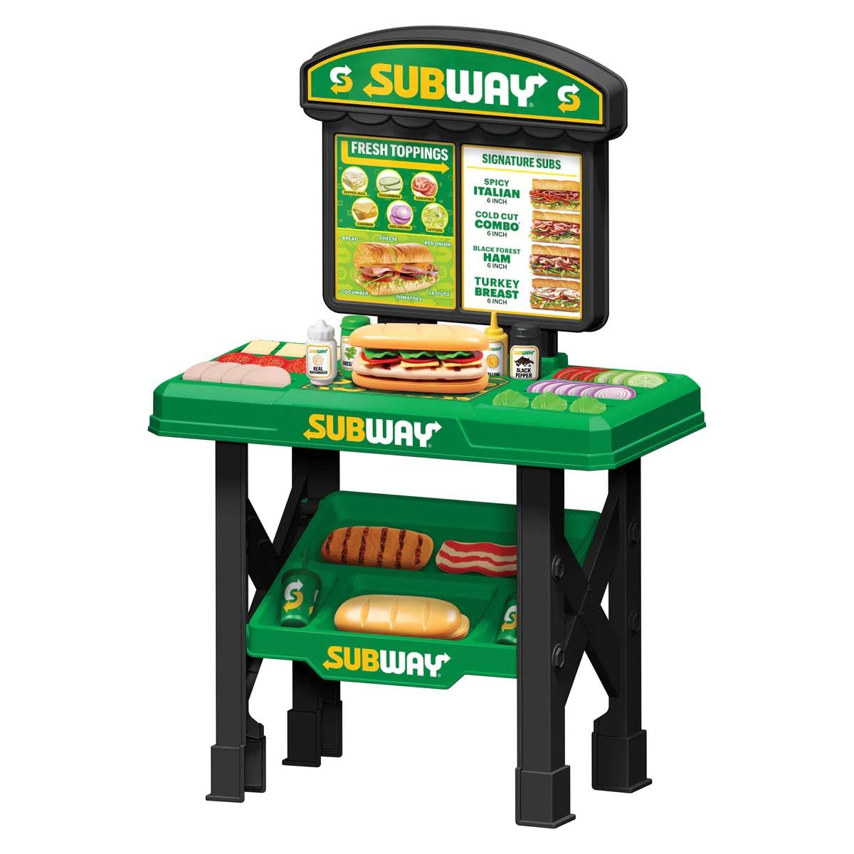 HobbyTron Subway Sandwich Artist 53-Piece Playset – Licensed Subway Kitchen Toy