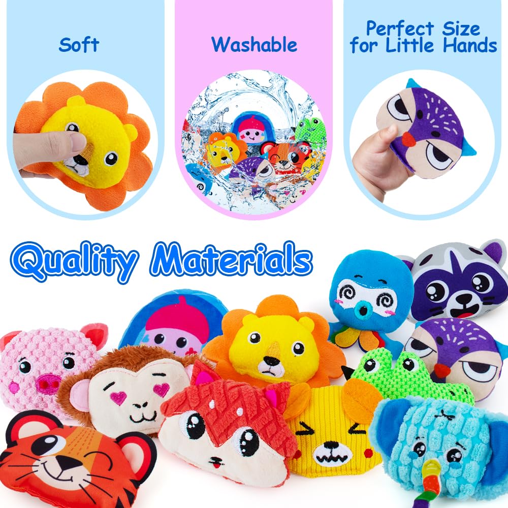 HOESDA Sensory Bean Bags 12-Pack — Texture Toys for Kids
