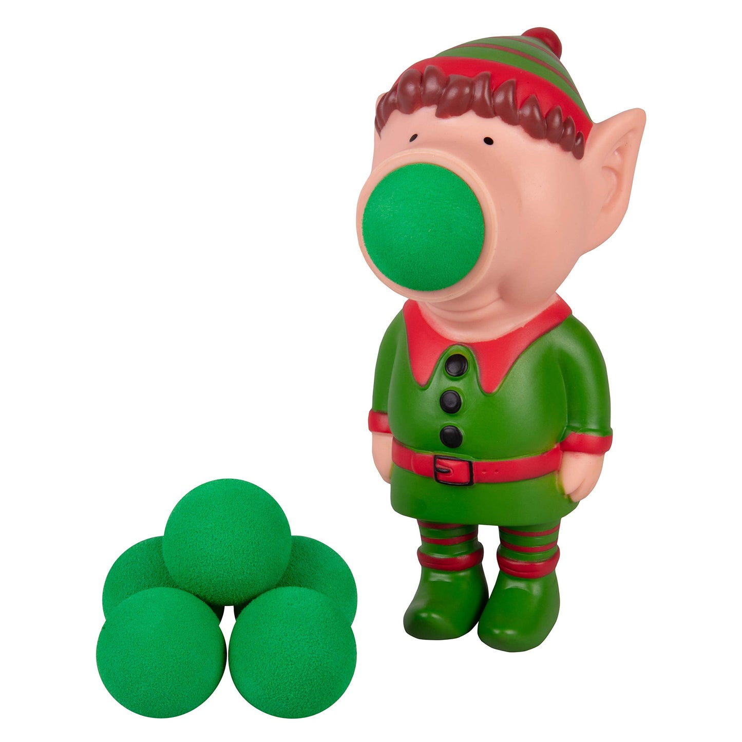 Hog Wild Christmas Elf Ball Popper Toy – 20-Foot Air-Powered Indoor/Outdoor Fun