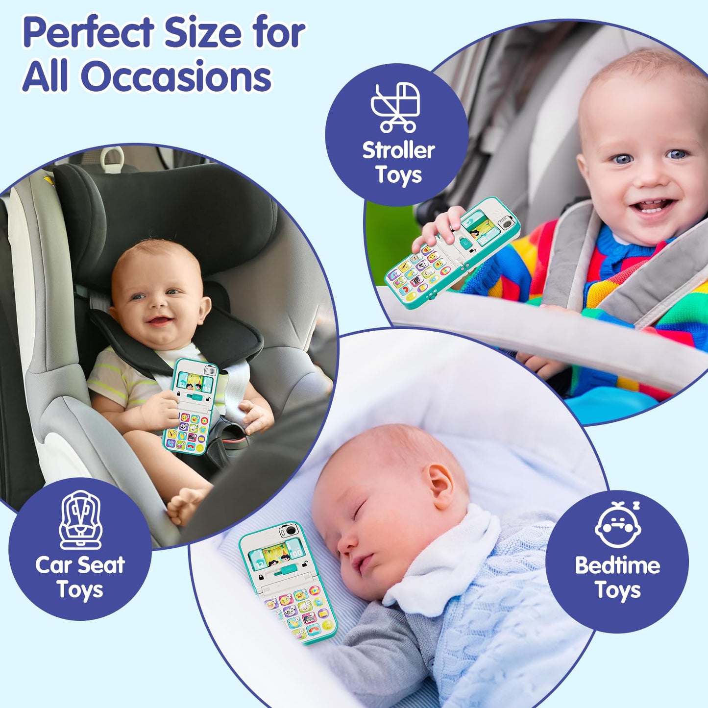 HOLA Baby Phone Toy for 12–24 Months | Learning Numbers & Light-Up Sounds
