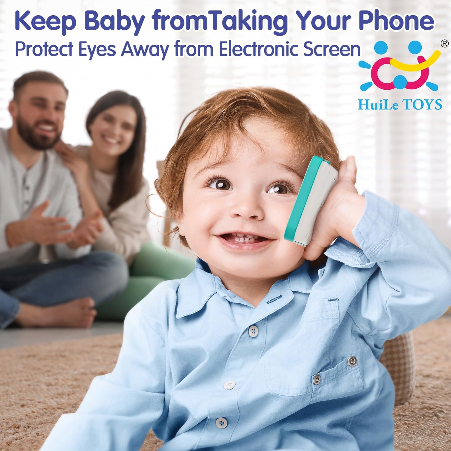 HOLA Baby Phone Toy for 12–24 Months | Learning Numbers & Light-Up Sounds
