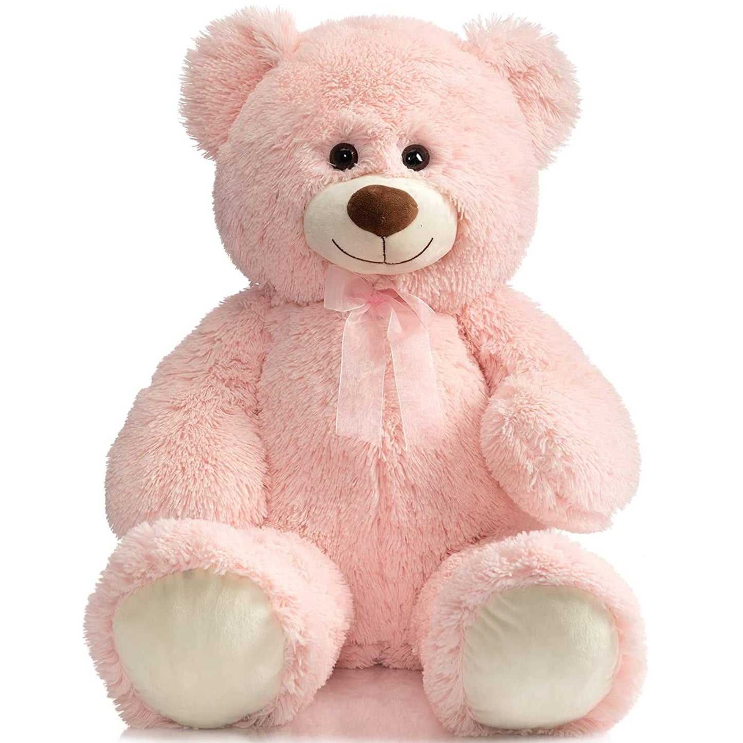 HollyHOME 36-Inch Pink Teddy Bear | Large Plush Stuffed Animal Gift