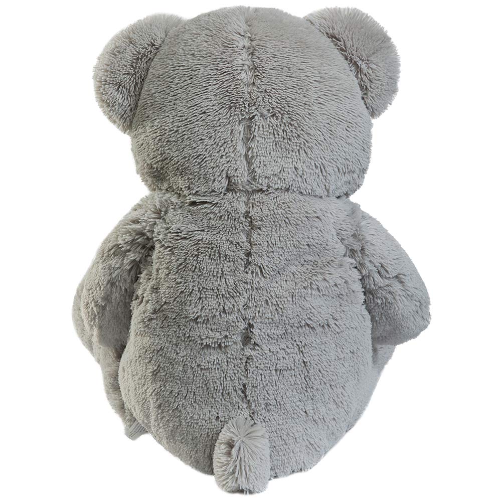HollyHOME 36-Inch Gray Teddy Bear — Large Plush Stuffed Animal, Gift-Ready for Kids & Loved Ones