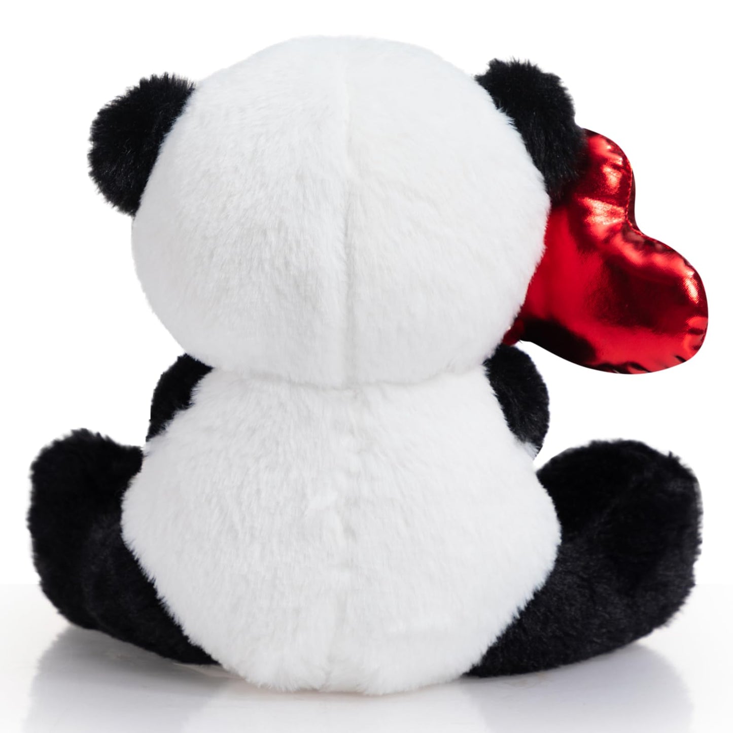 HollyHOME Panda Plush – Valentine Balloon Bear, 10-Inch Cuddle Gift