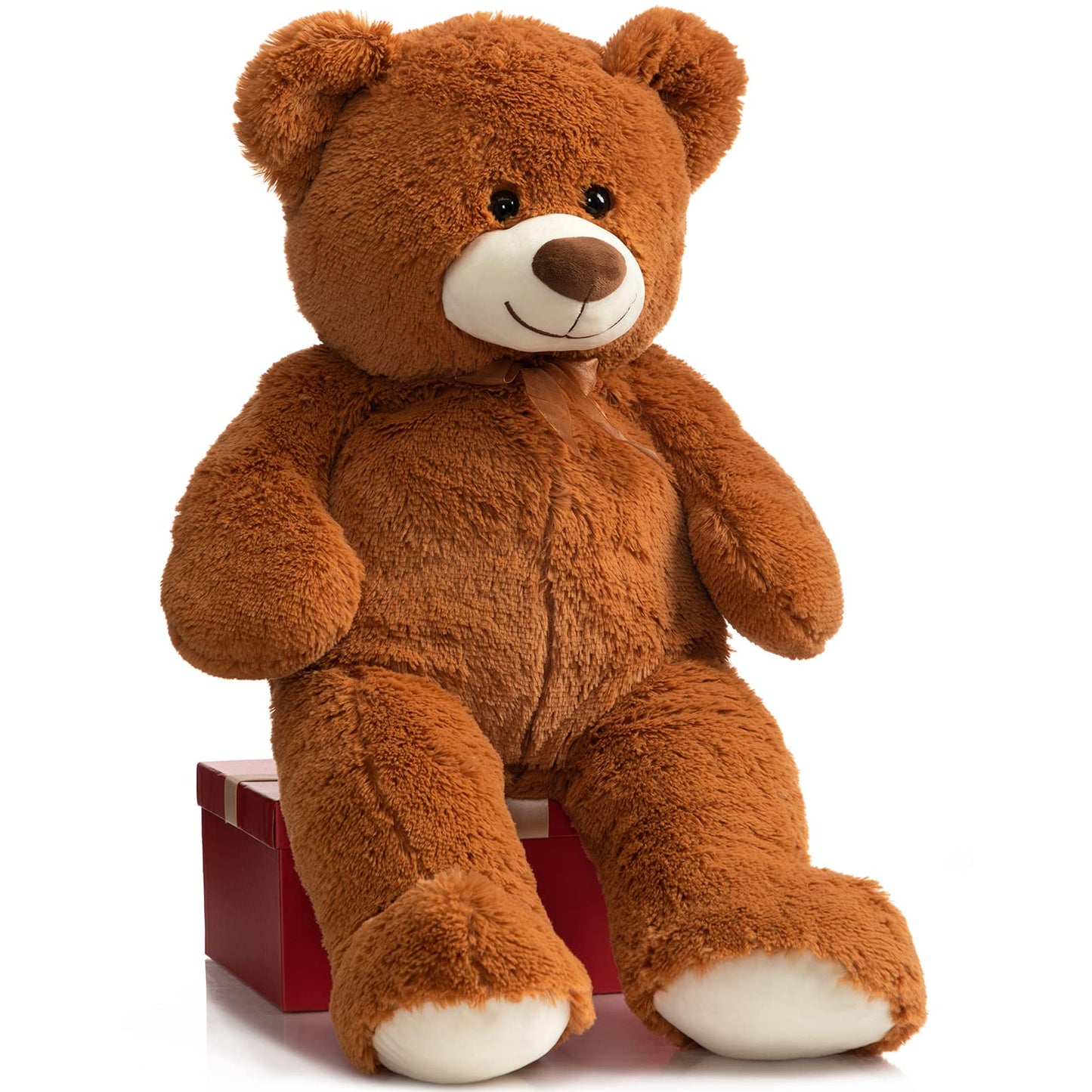 HollyHOME Big Teddy Bear - 36-Inch Brown Plush Stuffed Animal Gift