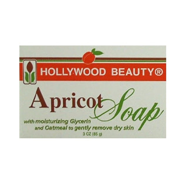 Hollywood Beauty Apricot Soap for Gentle Exfoliation & Skin Radiance 85g/3 oz