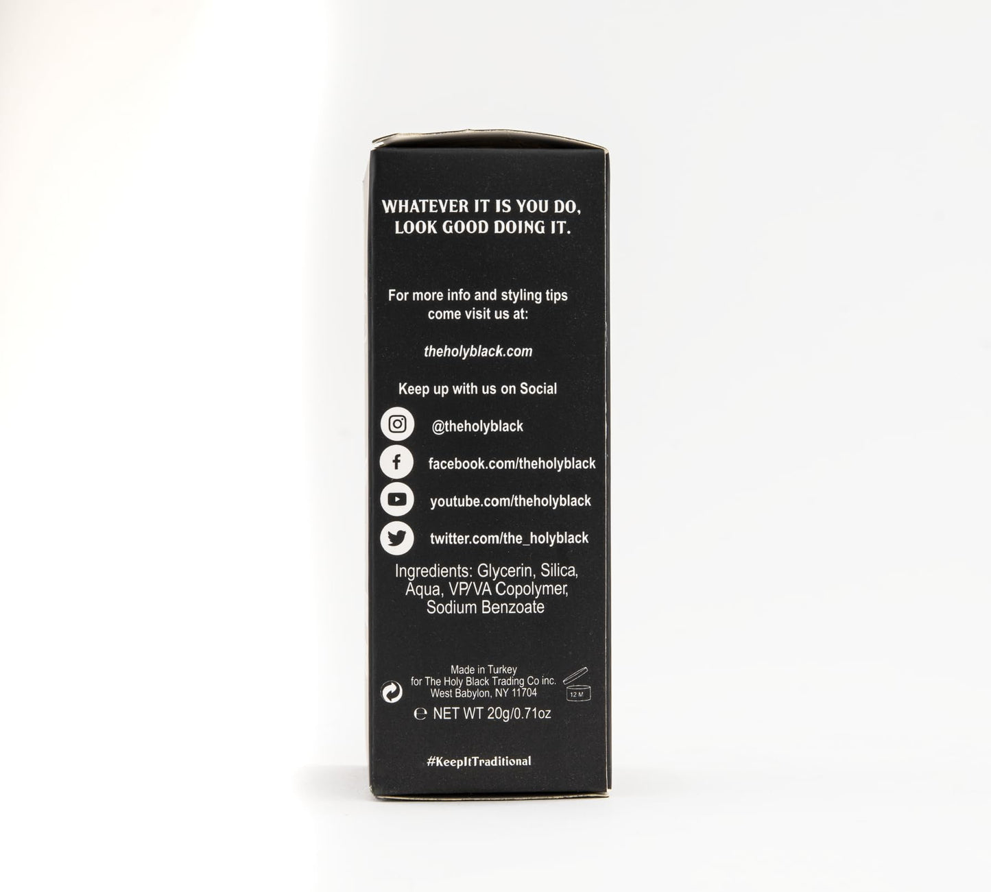 The Holy Black Matte Texture Powder 0.71 oz – Volumizing Matte Finish