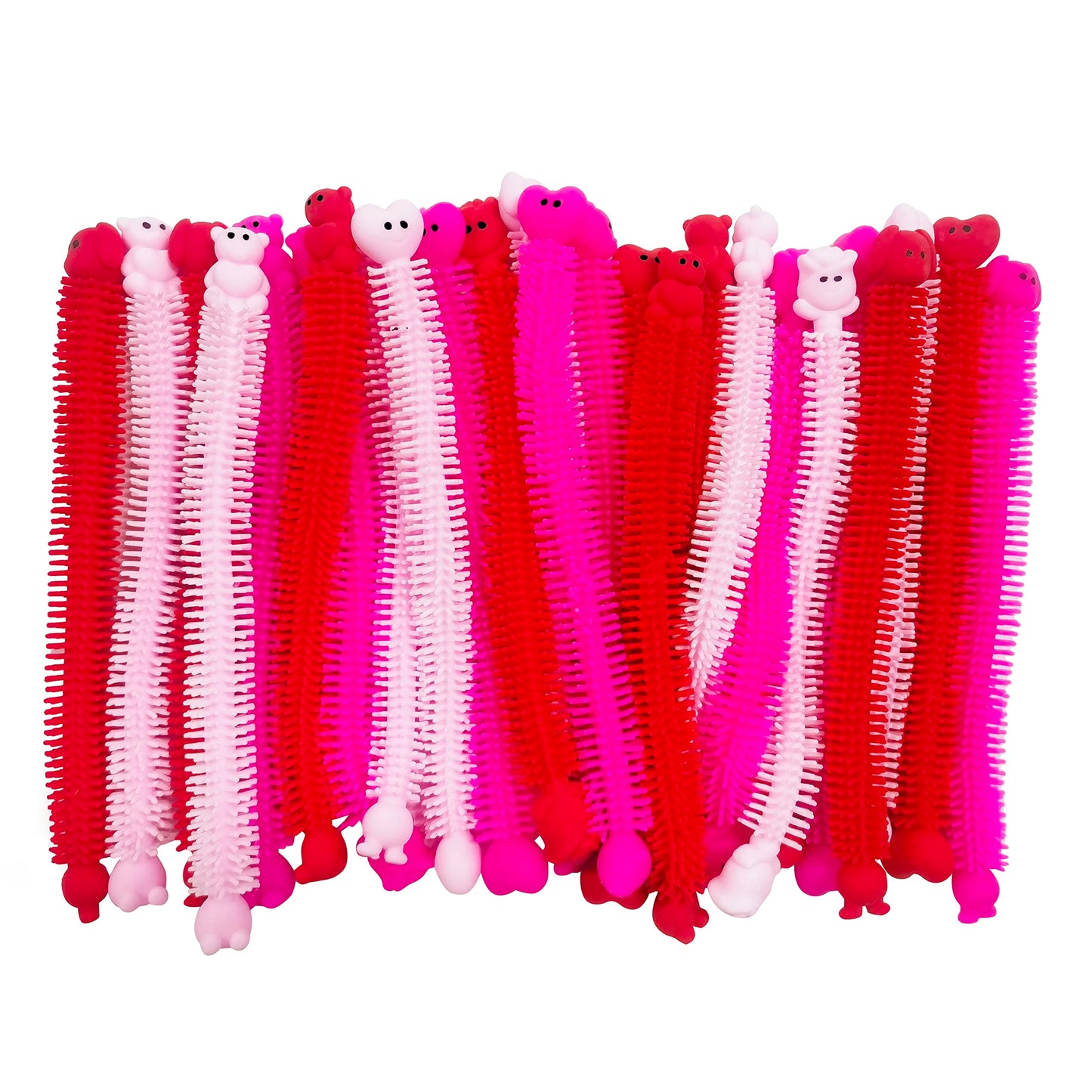 Holydeck Valentines 36-Pack Stretchy Strings – Colorful Sensory Fidget Toys for Kids, Party Favors & Gifts