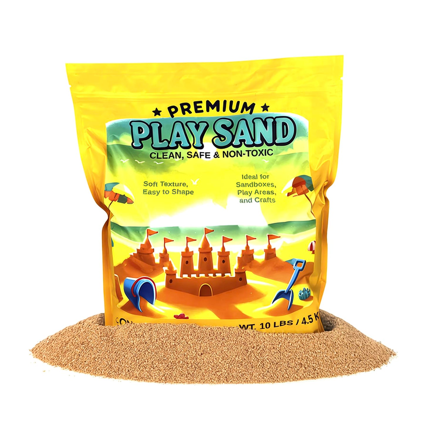 Play Sand for Kids – 10 lbs, Soft & Non-Toxic | Home and Country USA