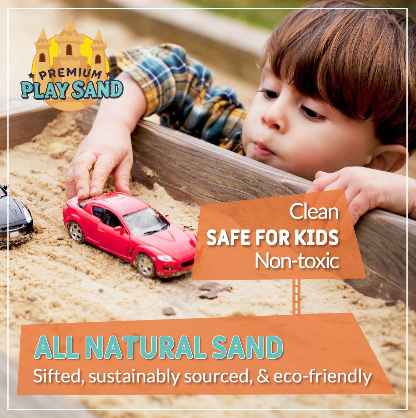 Play Sand for Kids – 10 lbs, Soft & Non-Toxic | Home and Country USA