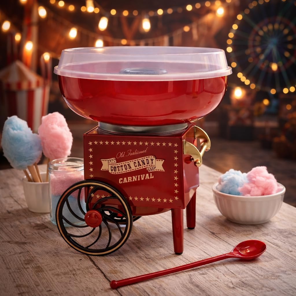 DIY Electric Candy Floss Making Machine Vintage Style 30cm