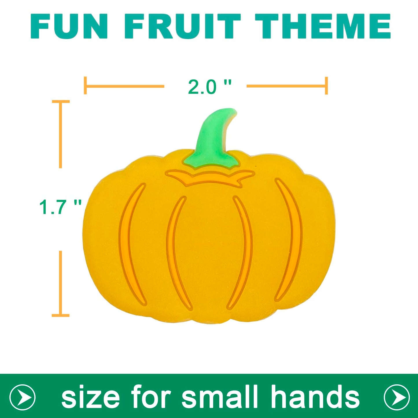 HOMEDISIAC Cute Fruit Fridge Magnets for Toddlers – Large Safe Back Magnets for Fridge