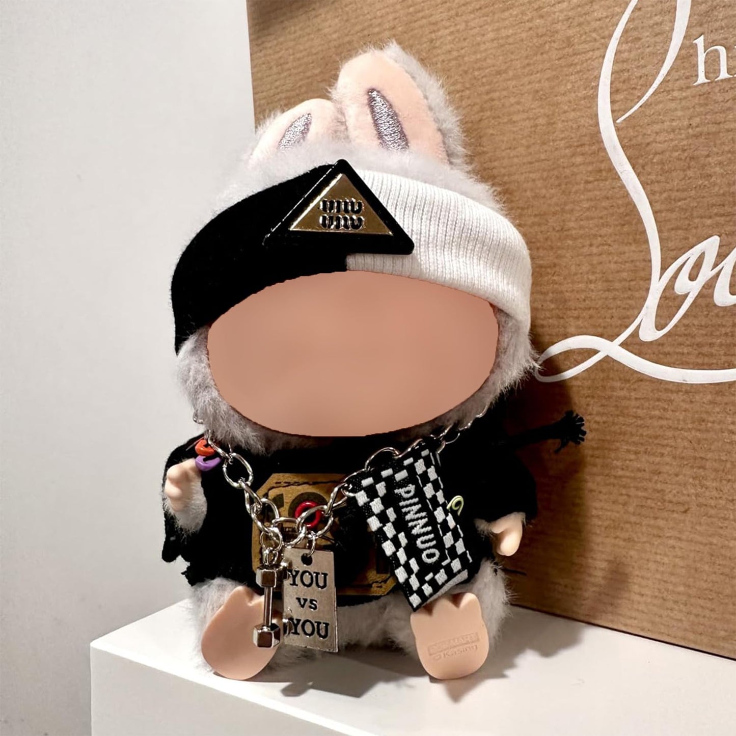 homeSlik Labubu Doll Clothes Set for 15/17cm – Stylish Dress-Up Outfit with Accessories