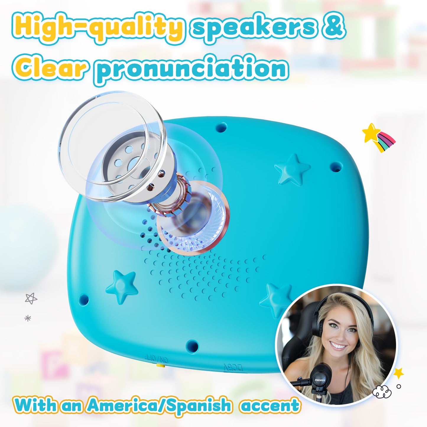 HOMESTEC Toddlers Bilingual Flash Cards – English & Spanish (288 Words)