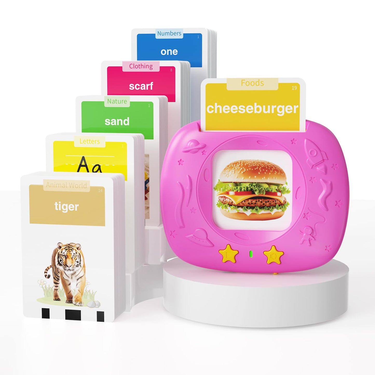 Homestec Toddlers Talking Flash Cards – 288 Sight Words with American Accent