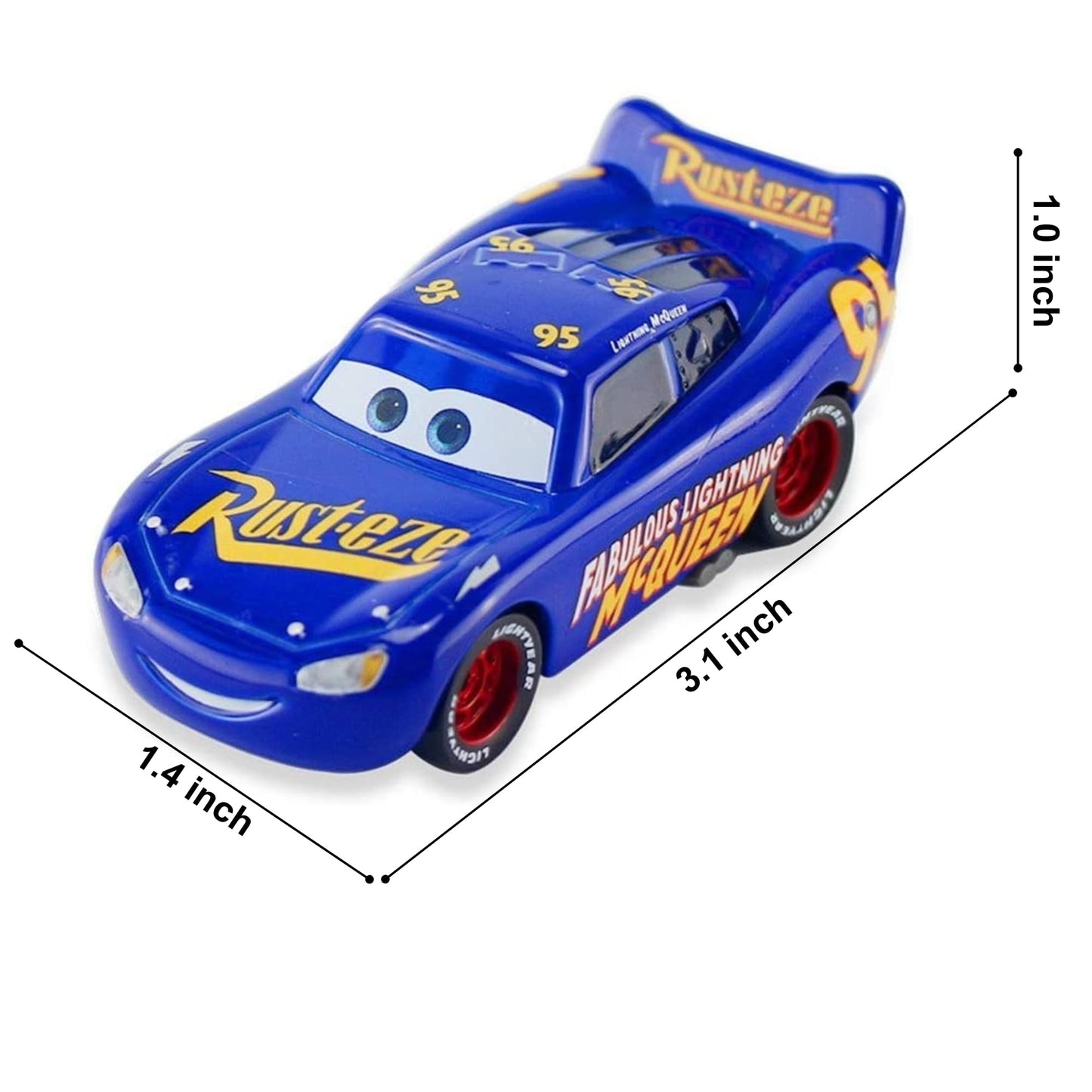 HOMETEAM SP McQ 3.0 Blue Die-Cast Racing Car – Safe Alloy Toy for 3+