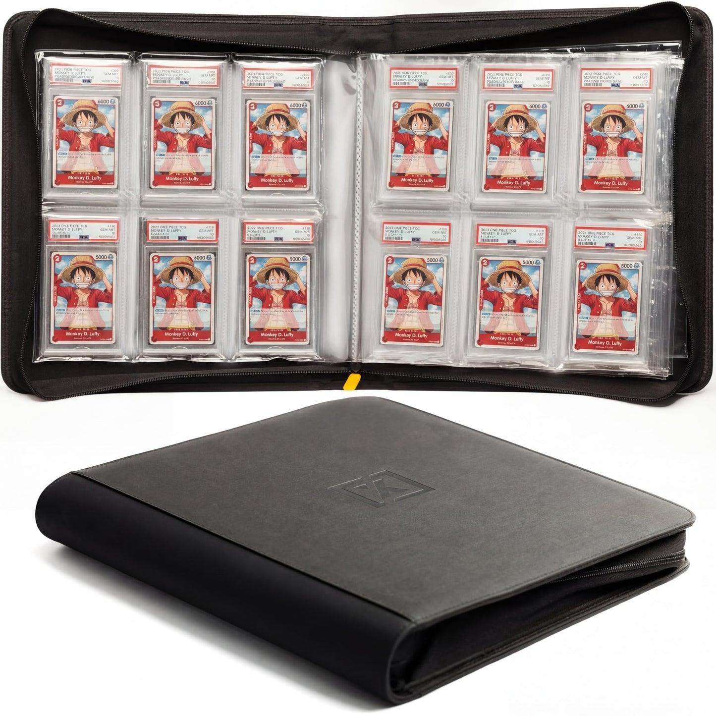 HOMEXPRO X PRO Graded Card Binder — 60 Slabs, 6-Pocket, Ringless PSA/CGC Case