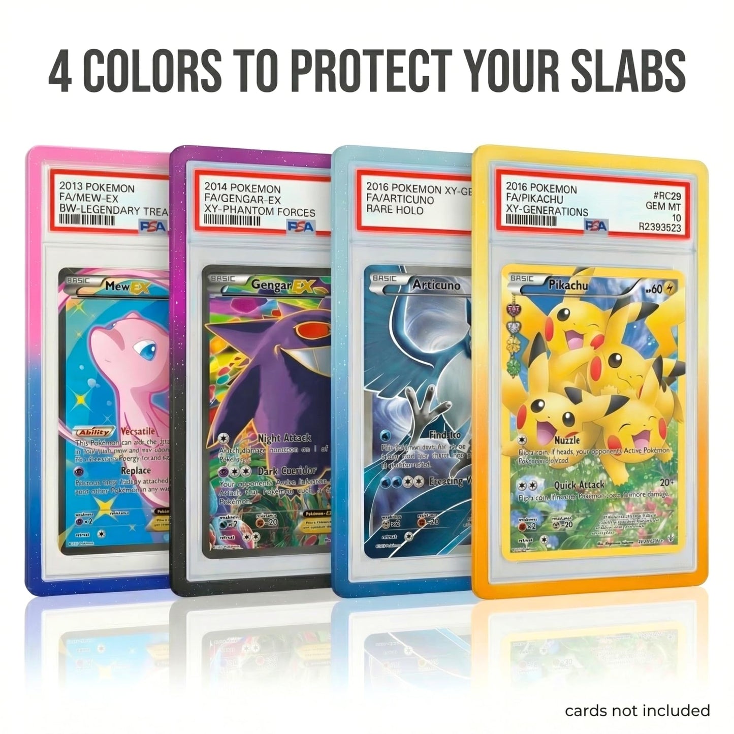 HOMEXPRO X PRO PSA Slab Protector – 12-Pack TPU Bumpers, Elemental Gradients