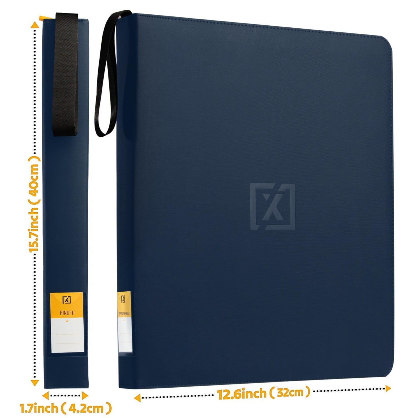 HOMEXPRO X PRO Toploader Binder — 252 Toploaders, 9-Pocket Pages, Ringless Design | 20 Toploaders Included