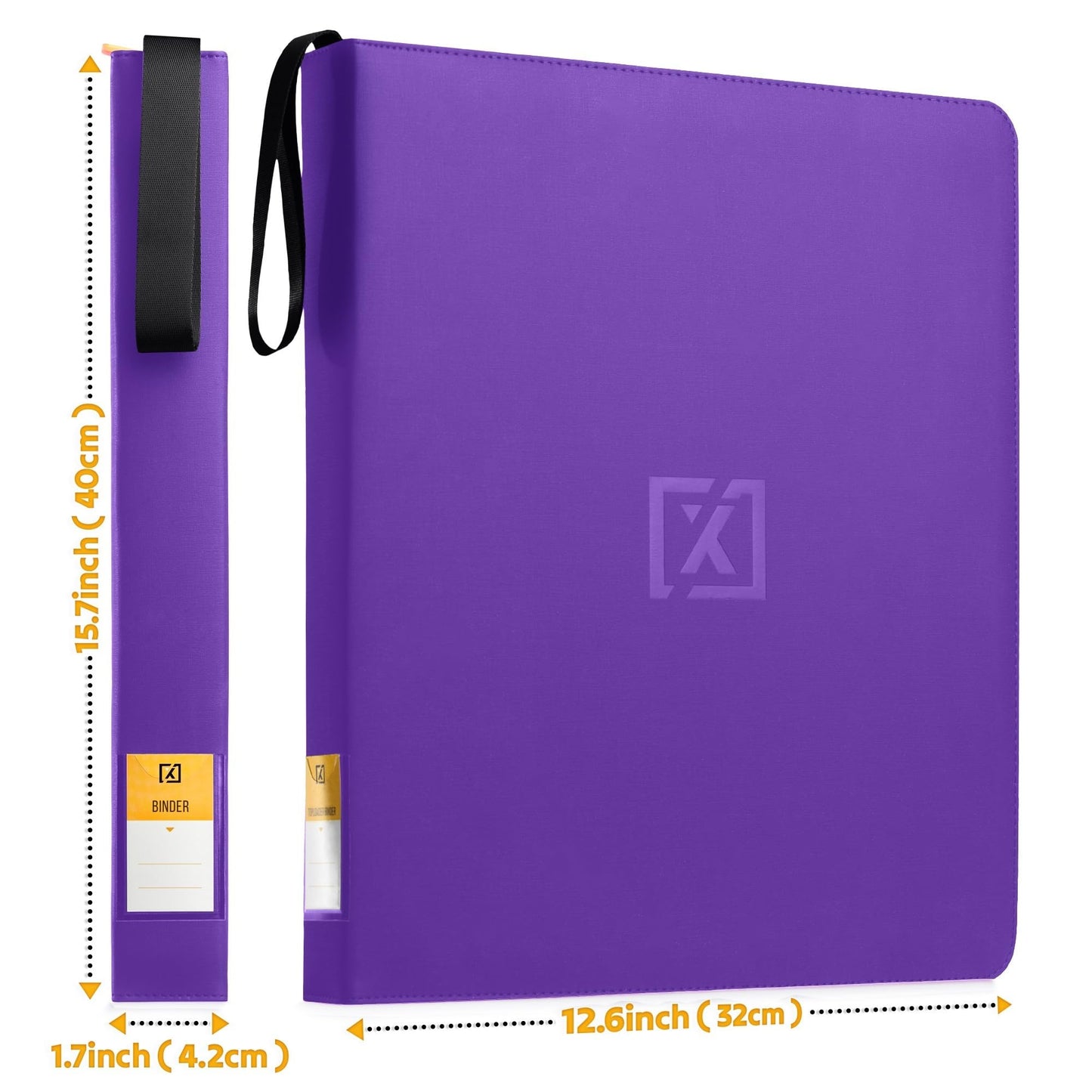 HOMEXPRO X PRO Toploader Binder – 252 Capacity, 9-Pocket Pages, 20 Toploaders Included