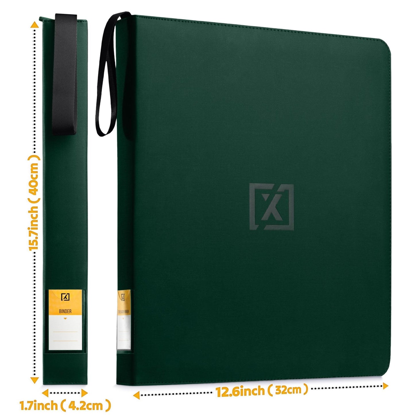 HOMEXPRO X PRO Toploader Binder | 252 Capacity, 9-Pocket Pages, Ringless Double-Sided Pockets