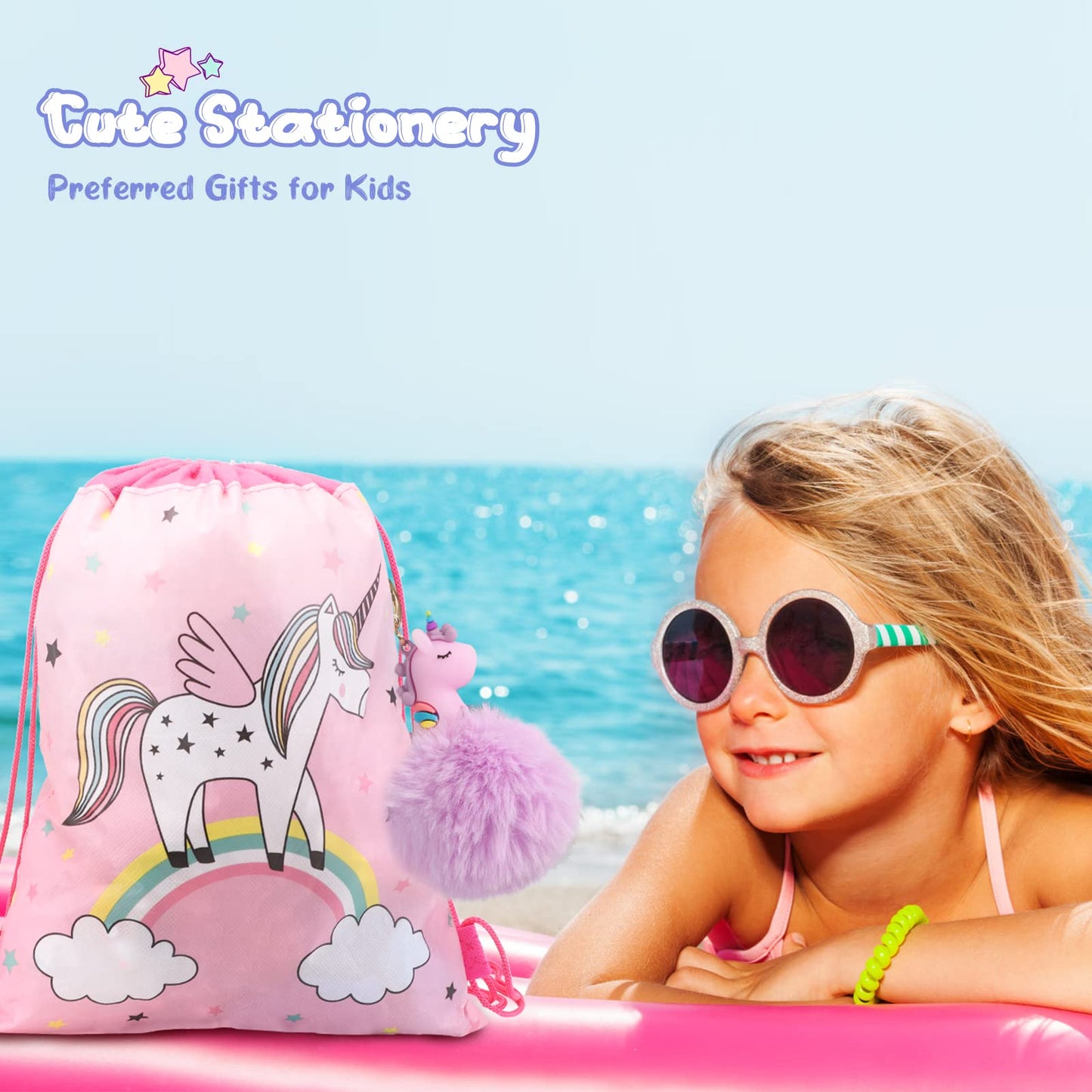 homicozy Kids Unicorn Diary with Lock and Key – Tie-Dye Fuzzy Journal for Girls 6+ | A5 Hardcover, 160 Pages