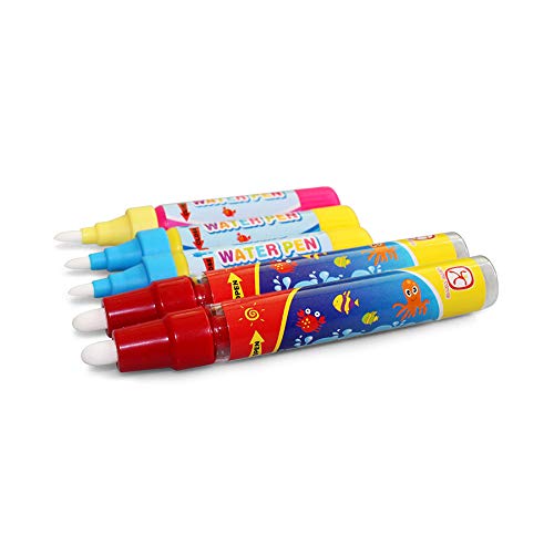 HOMSEEK 5Pcs Water Doodle Pens for Aqua Drawing Mat & Book – Replacement Pens