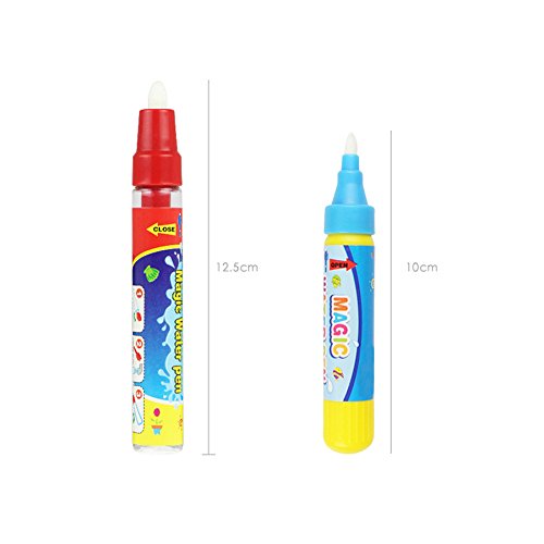 HOMSEEK 5Pcs Water Doodle Pens for Aqua Drawing Mat & Book – Replacement Pens