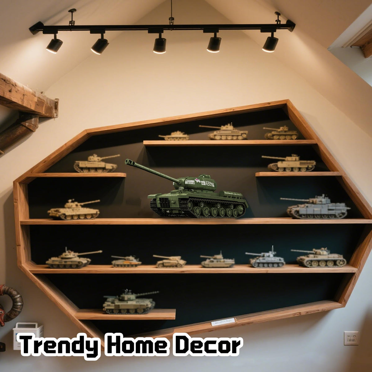honchoes IS-2 Heavy Tank Building Set – WWII Soviet Replica for Collectors, Home & Office Decor
