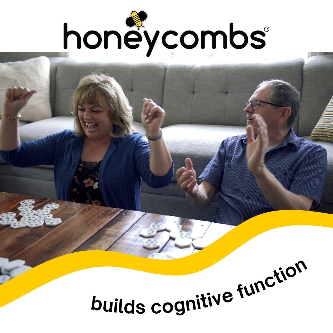 HoneyCombs Game | Family Matching & Educational Tile Game for Ages 5+, 1-8 Players
