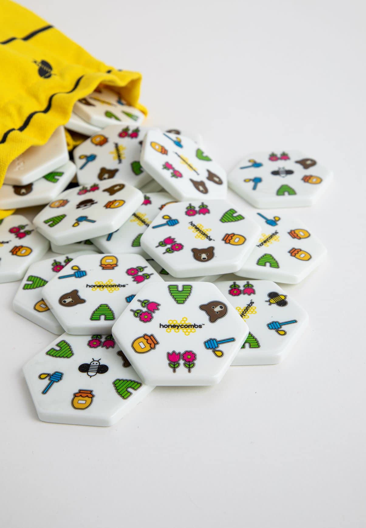HoneyCombs Game | Family Matching & Educational Tile Game for Ages 5+, 1-8 Players